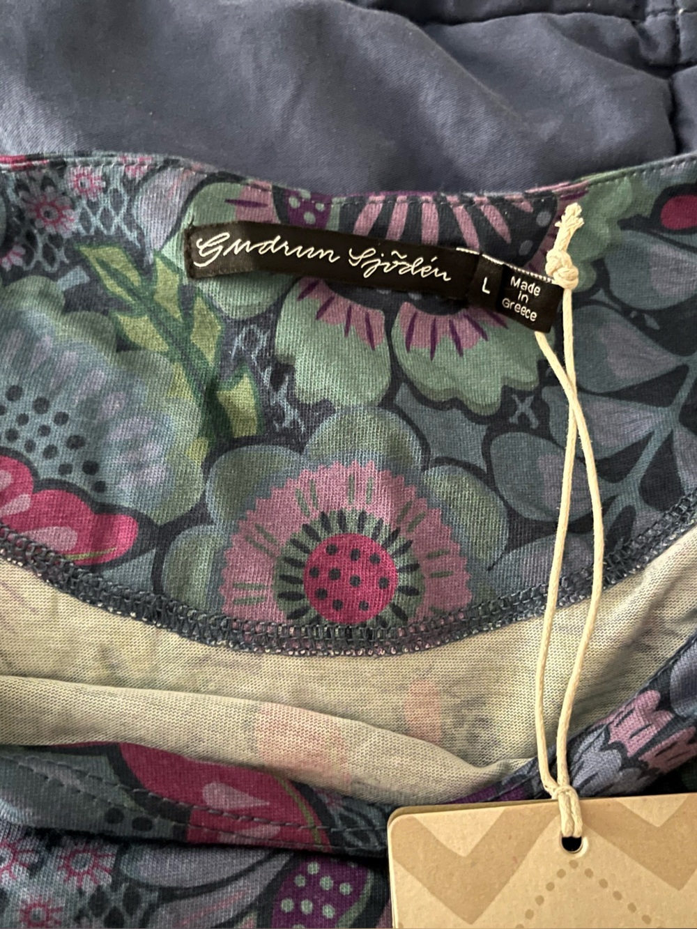 Gudrun Sjoden NWT L Hana dress jewel tones  floral - Picture 11 of 16